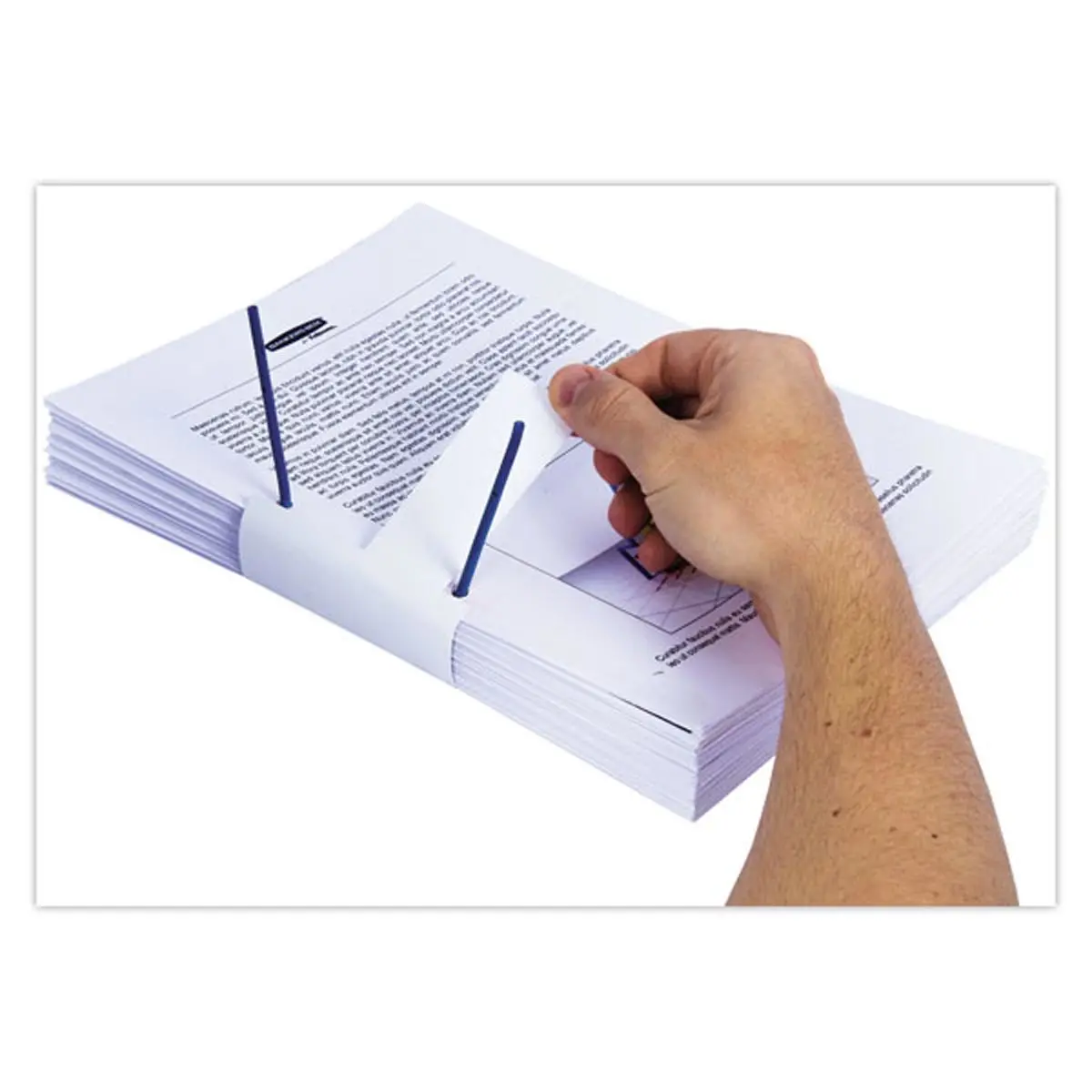 100 Clips d'archivage métal souple FELLOWES photo du produit