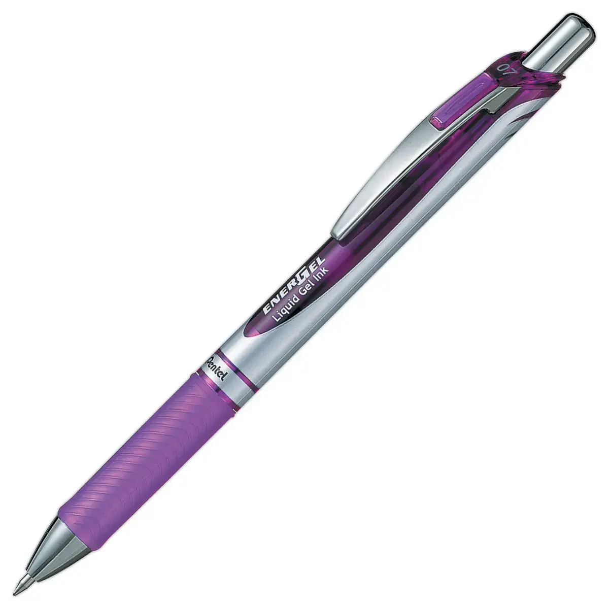 Roller pointe métal - Ecriture moyenne - Violet - Pentel photo du produit