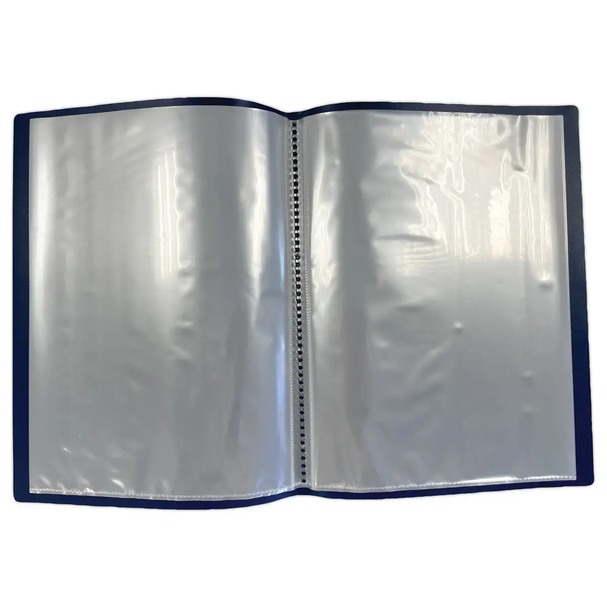 Prot&egrave;ge-documents - A4 - 30 poches - bleu fonc&eacute; - Fiducial photo du produit