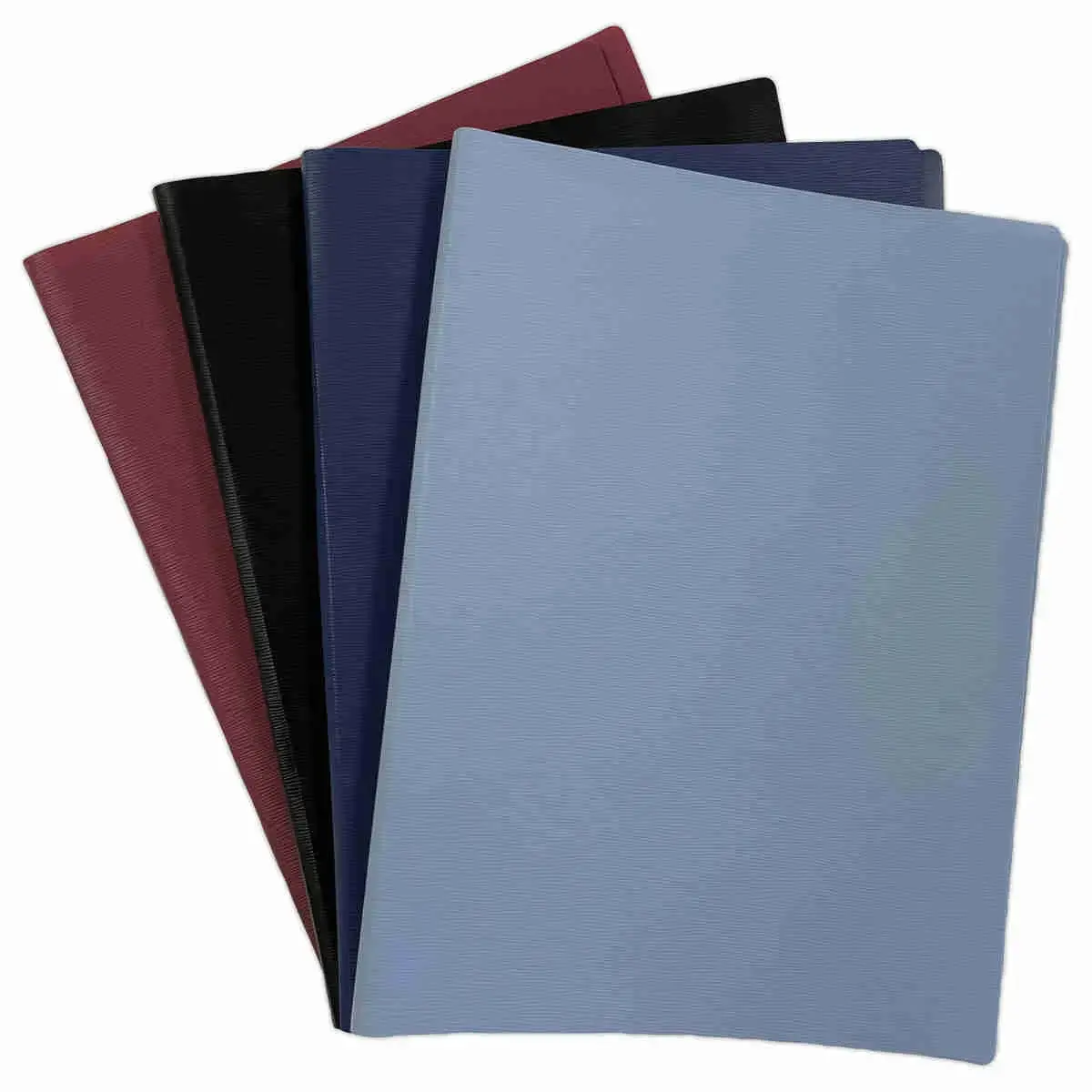 Prot&egrave;ge-documents - A4 - 30 poches - bleu fonc&eacute; - Fiducial photo du produit