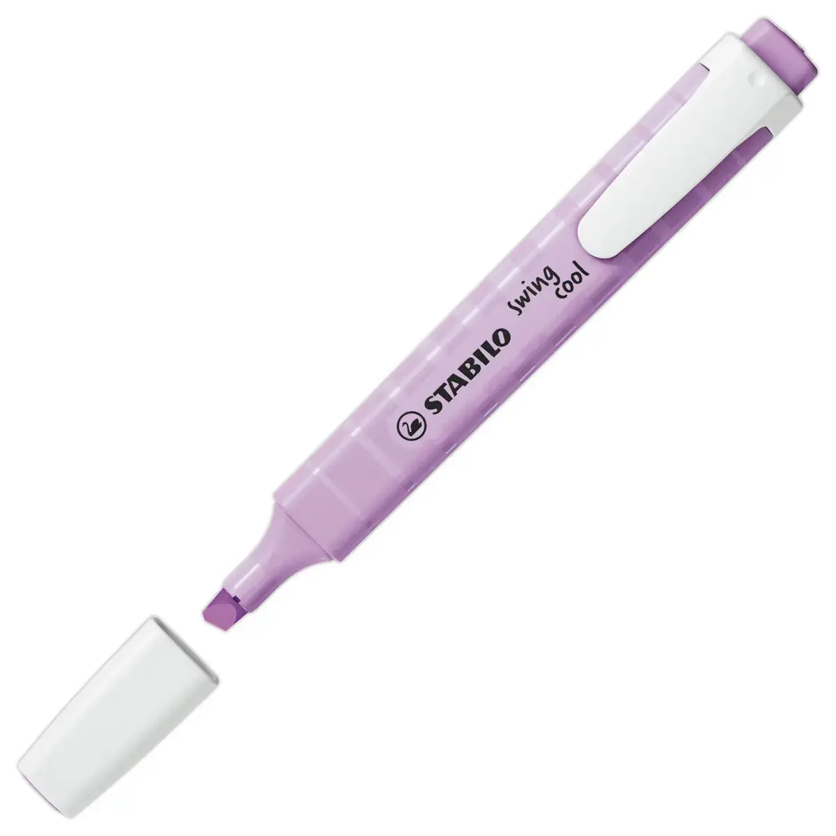 6 Surligneurs swing cool Pastel - Pointe biseautée - Coloris assortis - STABILO photo du produit