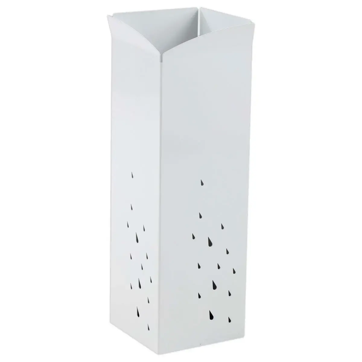 Porte-parapluies m&eacute;tallique - Blanc - ALBA photo du produit