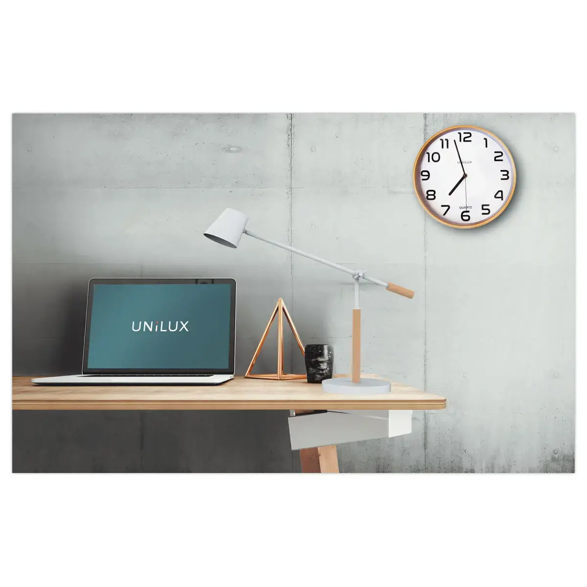 Lampe de bureau VICKY &ndash; Blanc - Unilux photo du produit