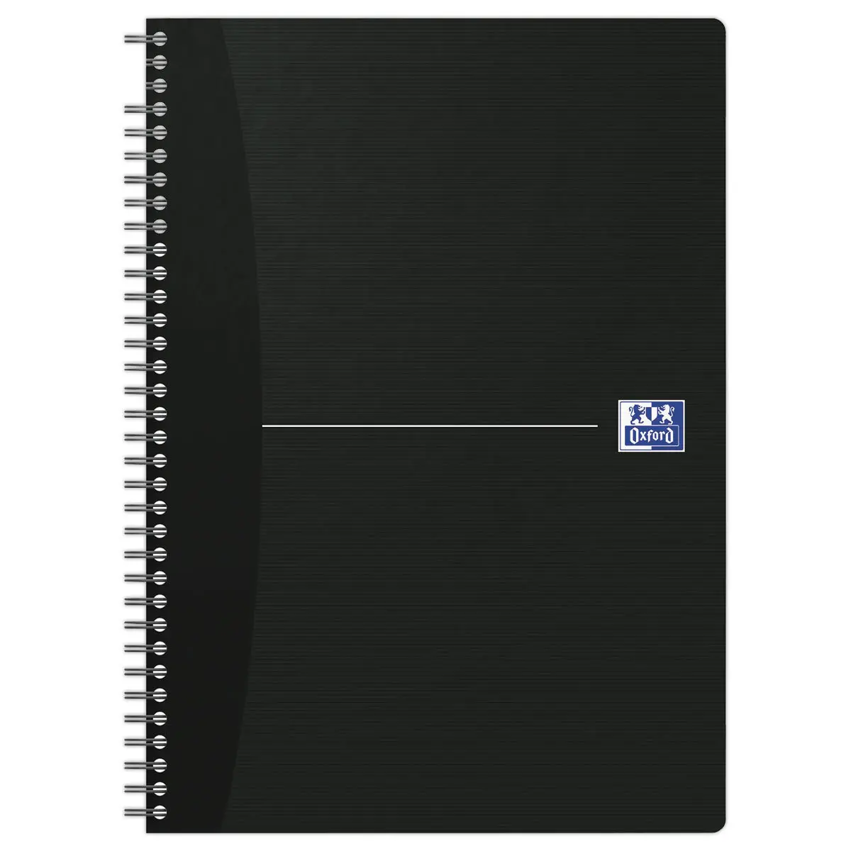 Cahier spirale A4 Essentials - 5x5 - 180 pages - Noir - Oxford photo du produit