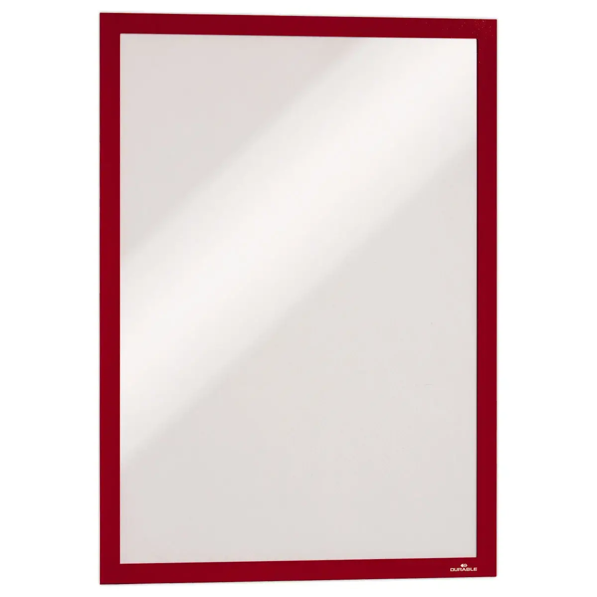 2 Cadres d'affichage adhésifs Duraframe - A3 - Rouge - DURABLE photo du produit