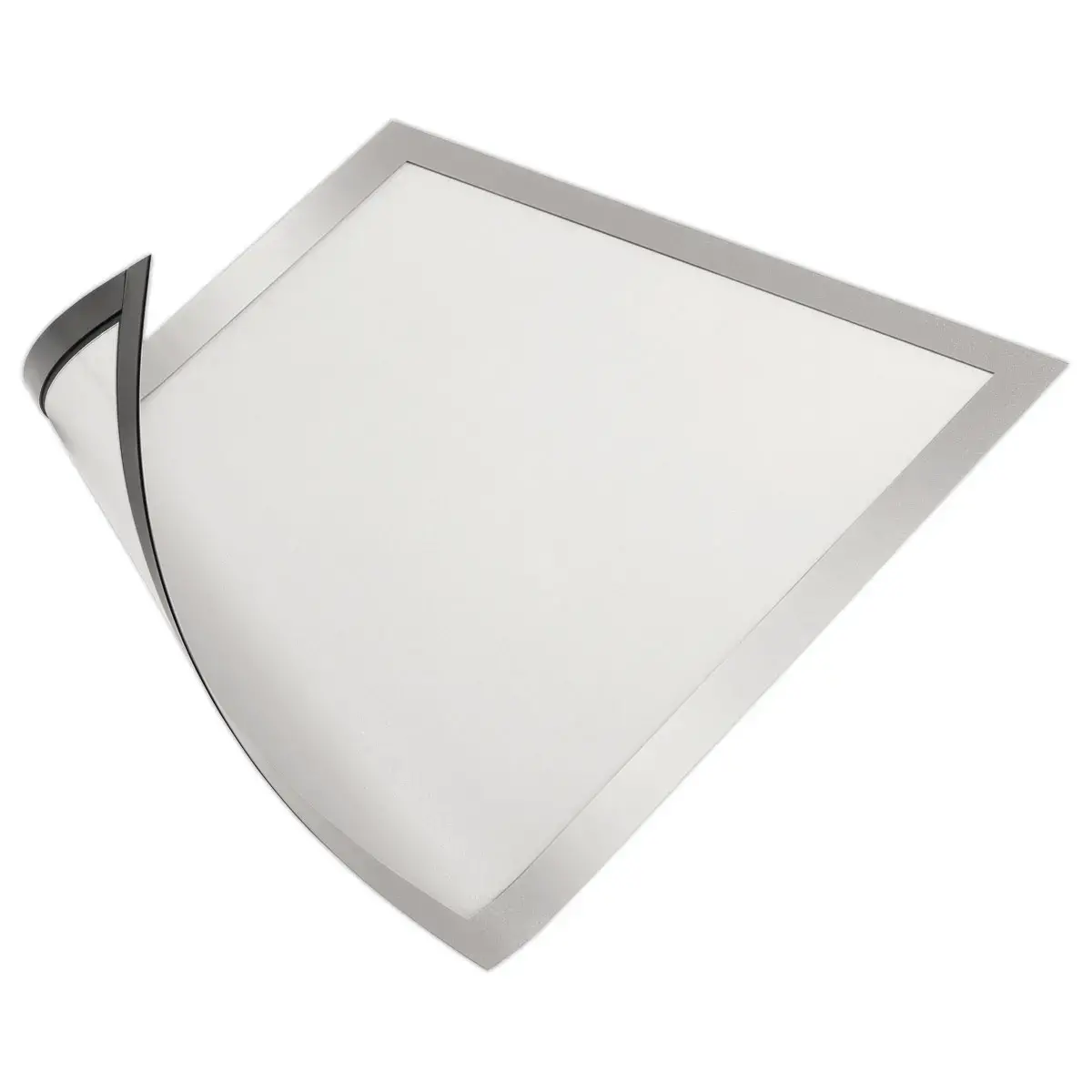 5 Cadres d'affichage magn&eacute;tiques Duraframe Magnetic - A4 - Argent - Durable photo du produit