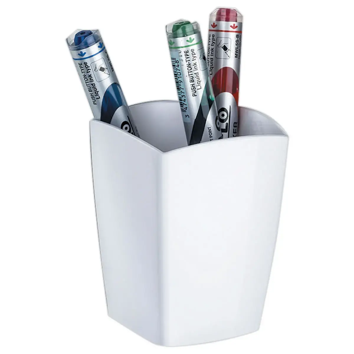 Pot &agrave; crayons Gloss magn&eacute;tique &ndash; Blanc &ndash; CEP photo du produit