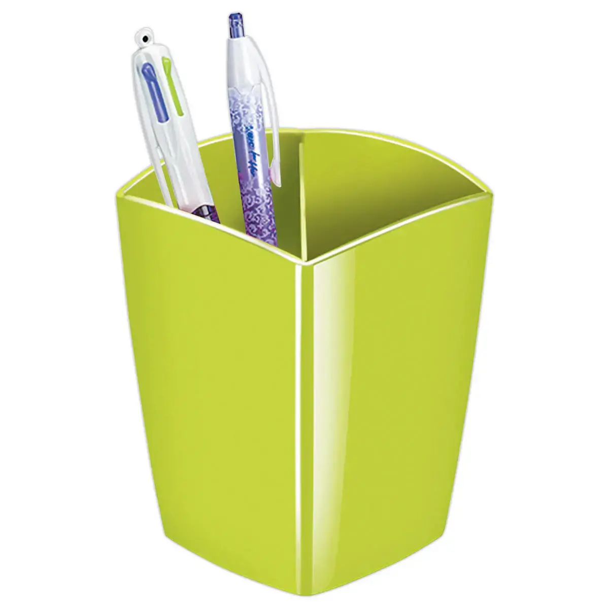 Pot à crayons Gloss magnétique – Vert - CEP photo du produit