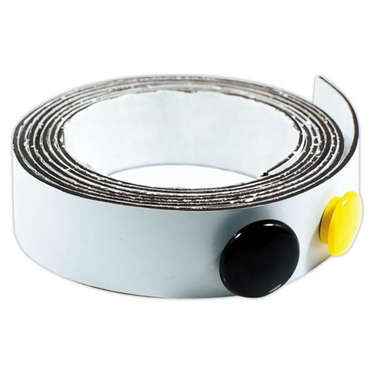 Bande Magnetique - 2,5cm x 7,6m - Etiquette Magnétique - Ruban Adhésif Fort  avec Aimant - Autocollant Magnetique - Rouleau Magnétique pour DIY