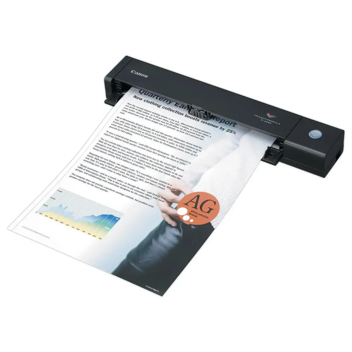 Scanner portable Canon P-208II photo du produit