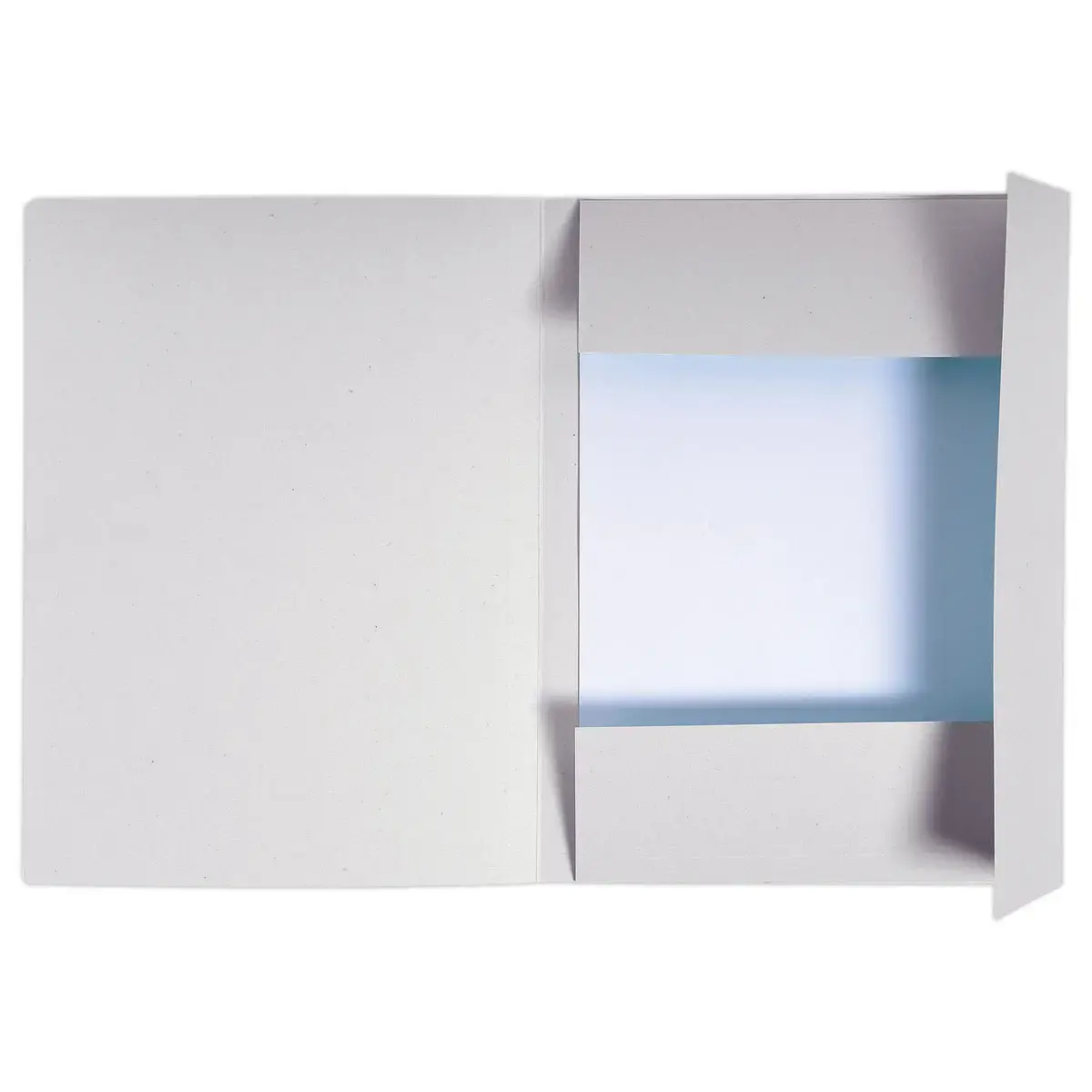 50 Chemises 3 rabats carton 280 g - Format A4 - gris - Exacompta photo du produit
