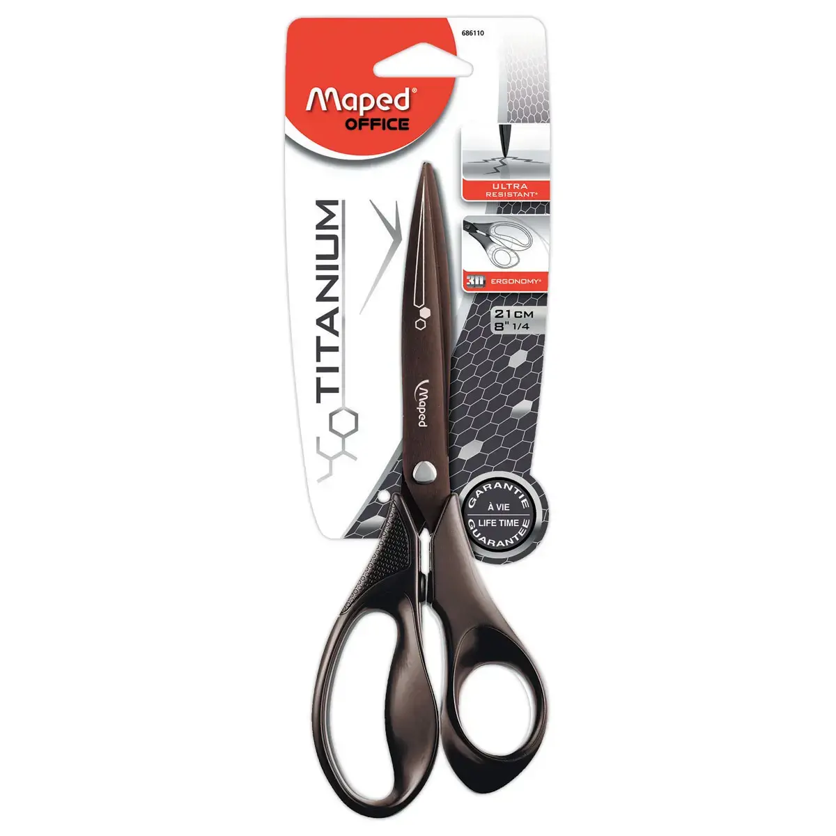 Ciseaux - Titanium - 21 cm - Maped photo du produit