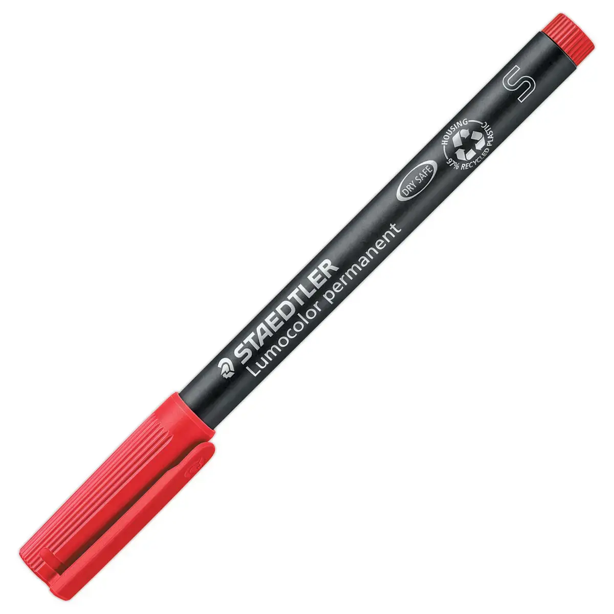 Feutre de rétroprojection permanent Lumocolor - 0,4mm - rouge - Staedtler photo du produit