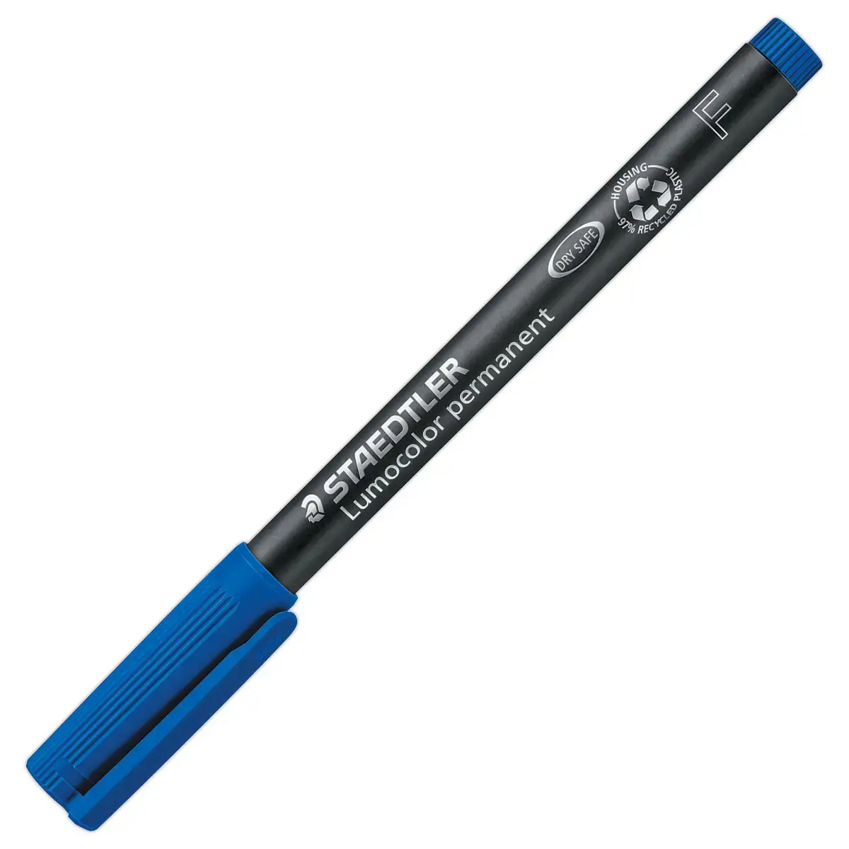 Feutre permanent universel Lumocolor - 0.6 mm - Bleu - Staedtler photo du produit