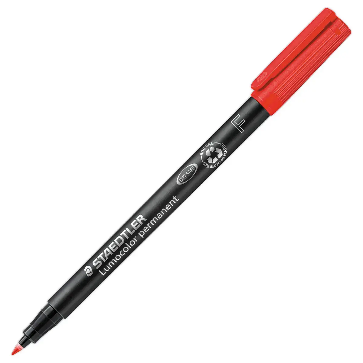 Feutre permanent universel Lumocolor - 0.6 mm - Rouge - Staedtler photo du produit