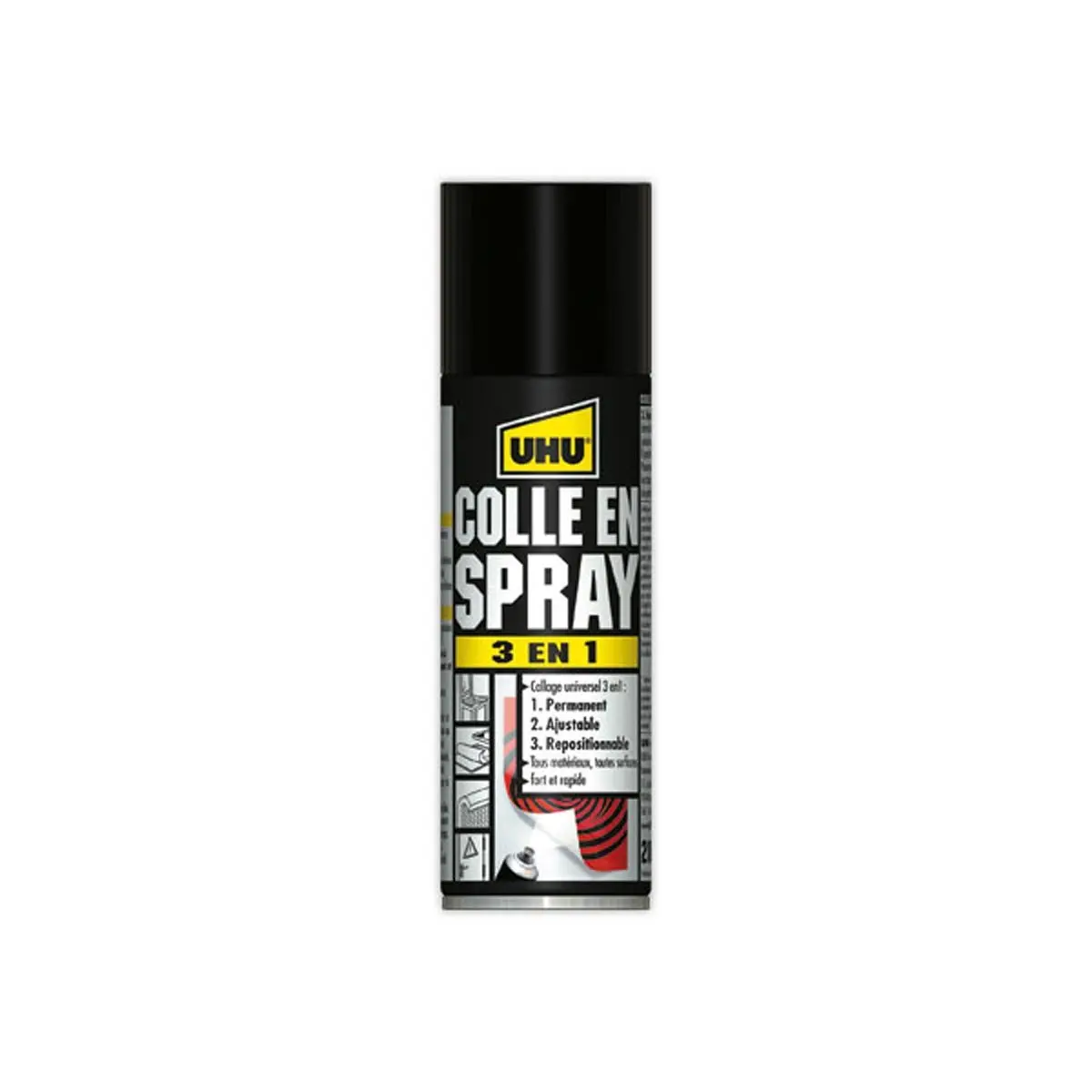 Colle en spray 3-en-1 – 200 ml – UHU photo du produit