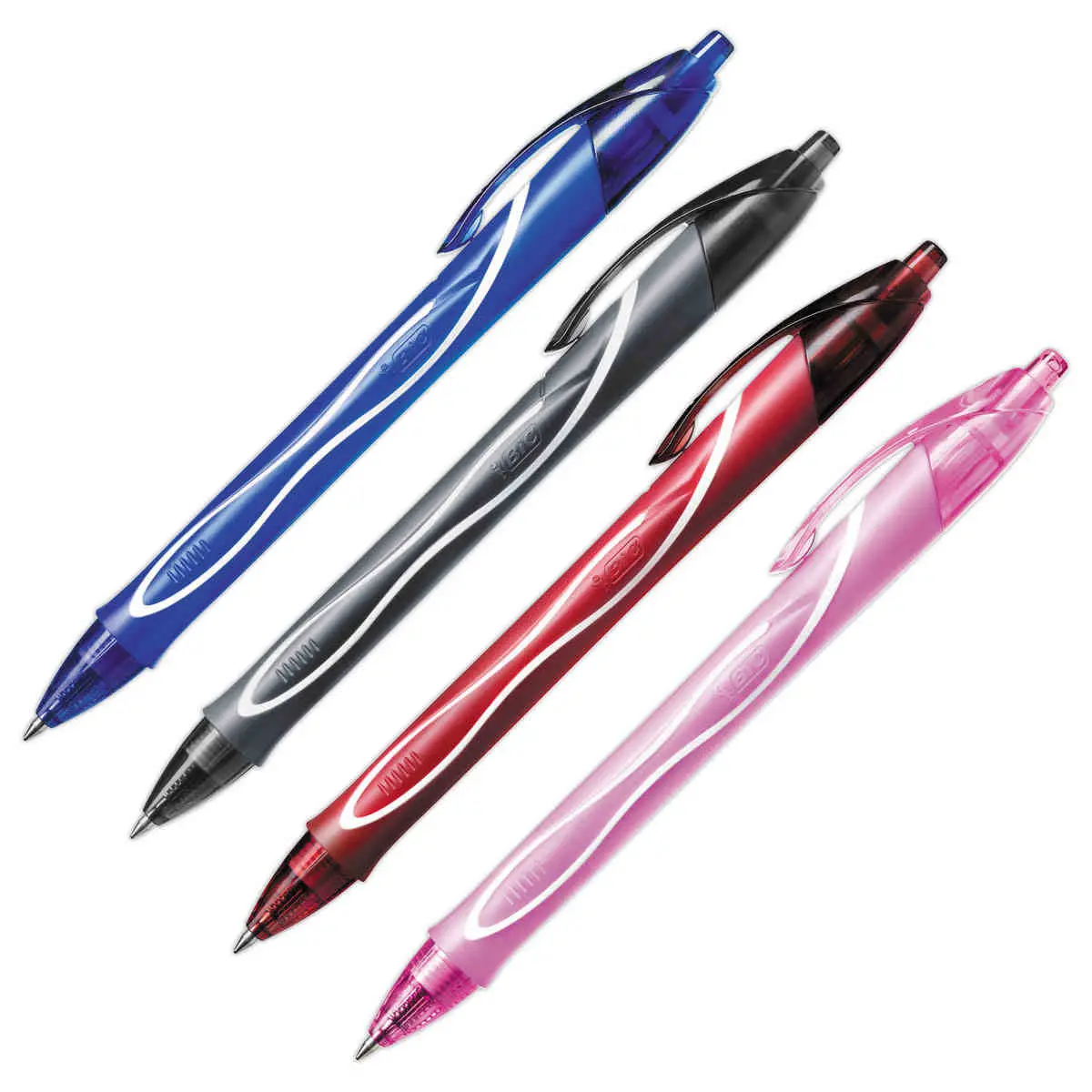 Stylo bille gel rétractable Quick Dry - écriture moyenne - Noir - BIC photo du produit