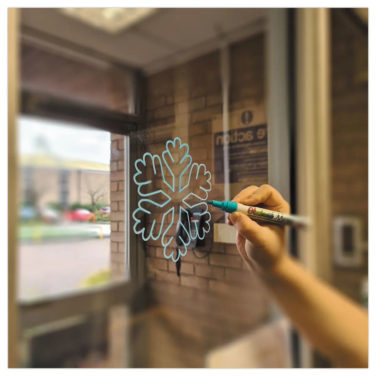 4 Marqueurs verre Artline ogive 2mm photo du produit