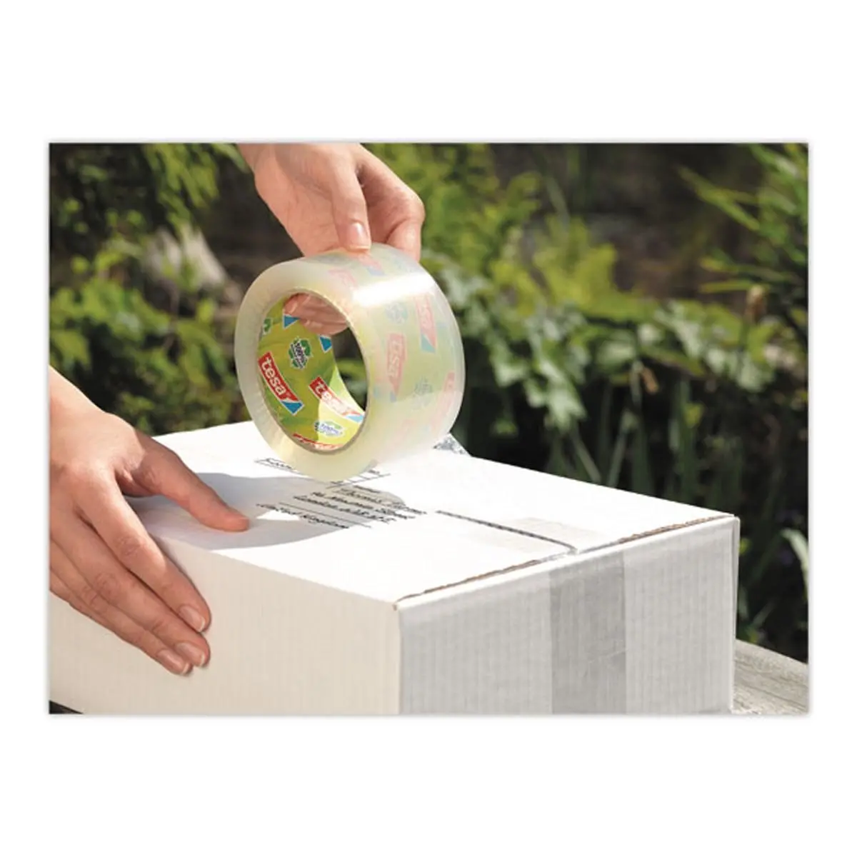 Rouleau d'adhésif transparent ECO STRONG - 66 m x 50 mm - TESA photo du produit