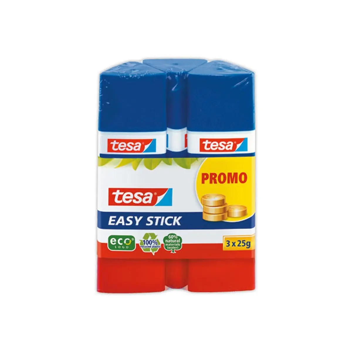 3 Colles triangle EASY STICK - 3 x 25g - TESA photo du produit