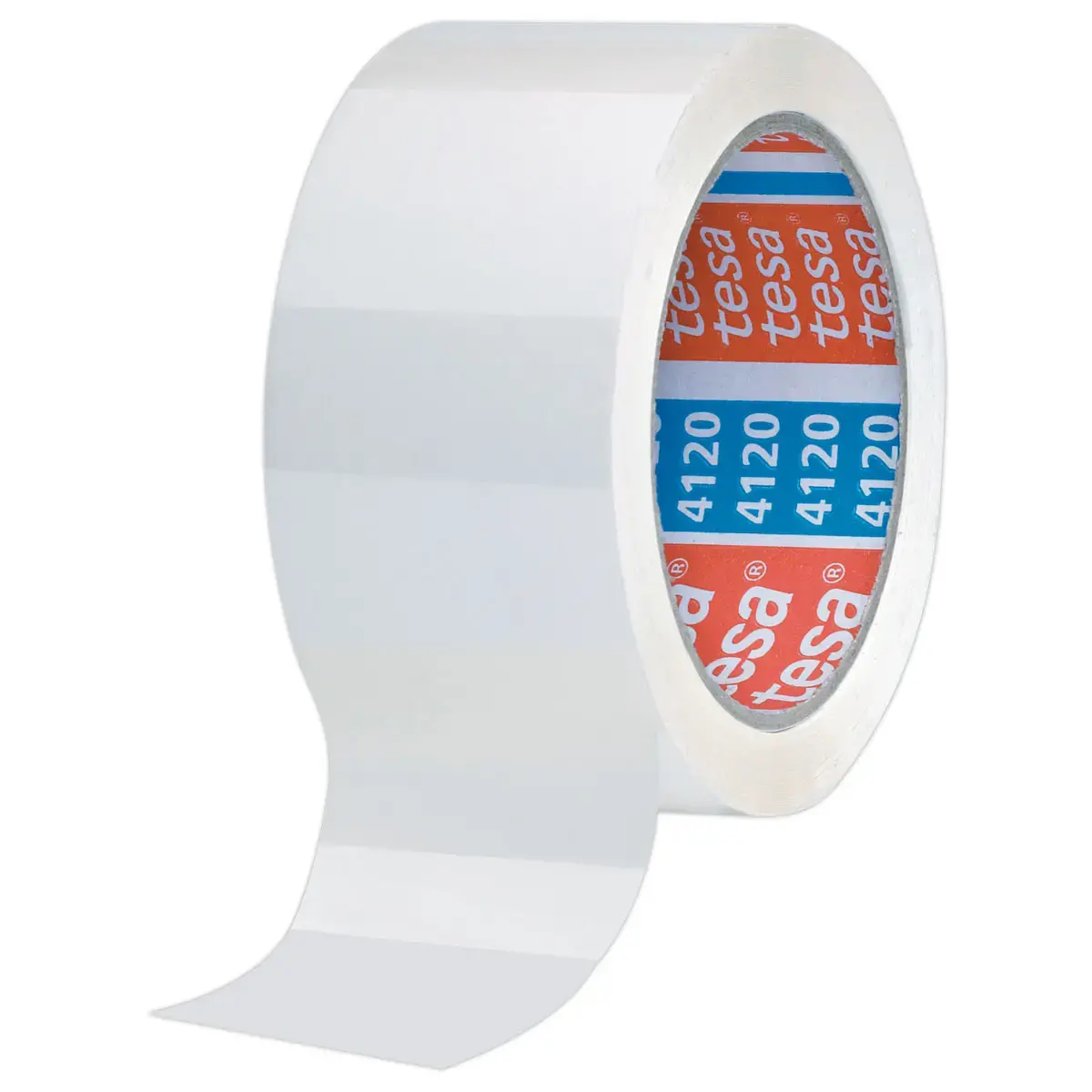 Rouleau d'adhésif d'emballage en PVC - Transparent - 100 m x 50 mm - TESA photo du produit