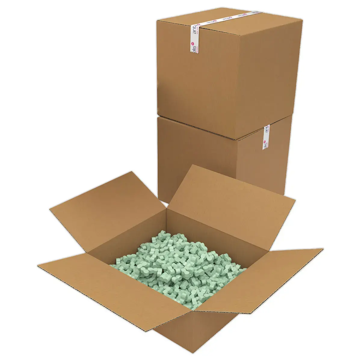 20 Caisses américaines simple cannelure 35x25x10 cm photo du produit