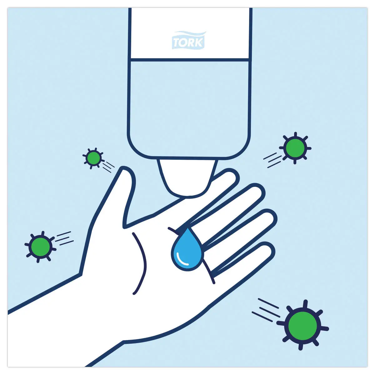 Gel hydroalcoolique pour les mains S1/S11 - TORK photo du produit