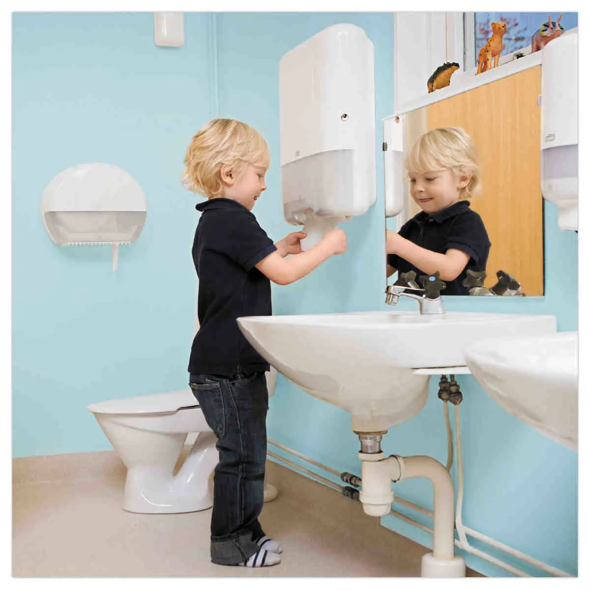 Distributeur pour papier toilette Mini Jumbo - TORK photo du produit