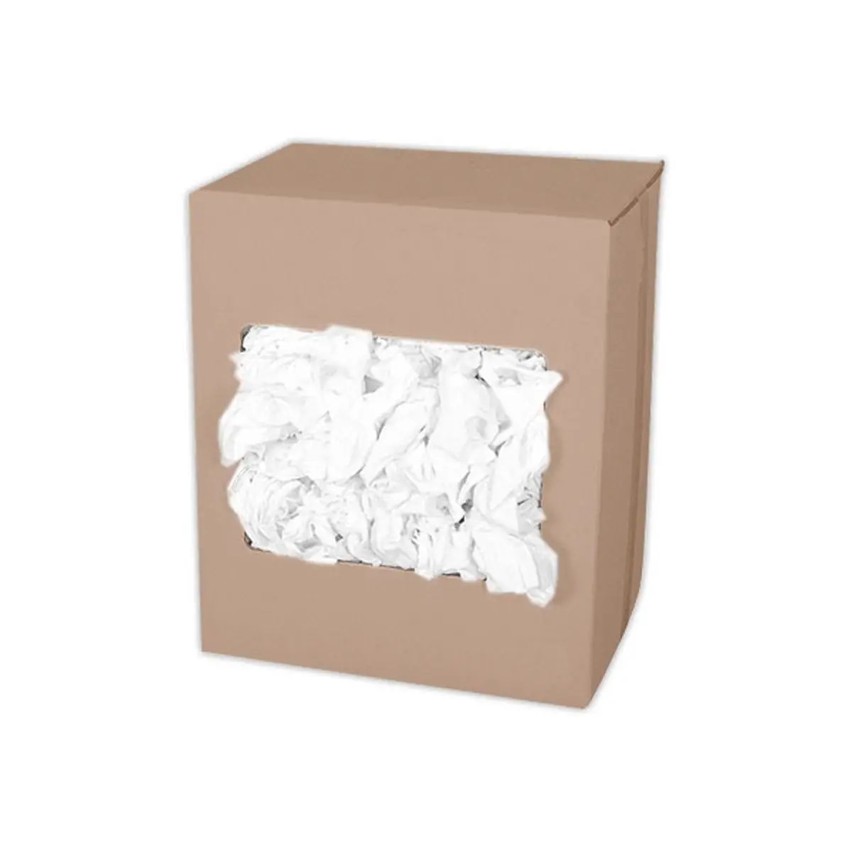 10 Kg de chiffons blancs tissés photo du produit