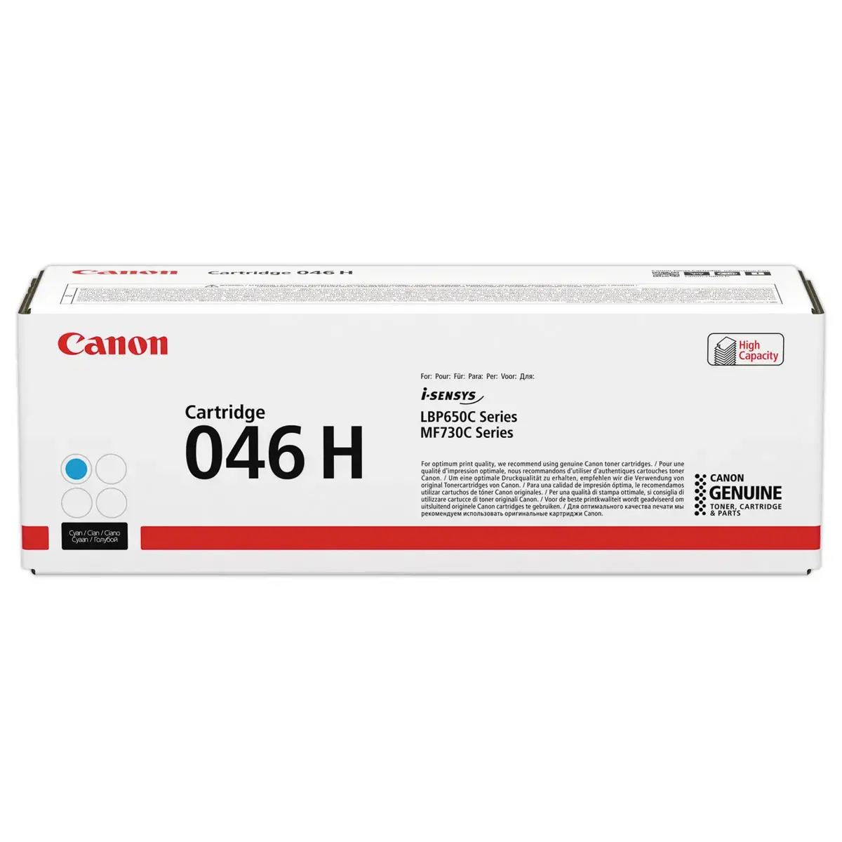 Toner 046H - Cyan - Canon photo du produit