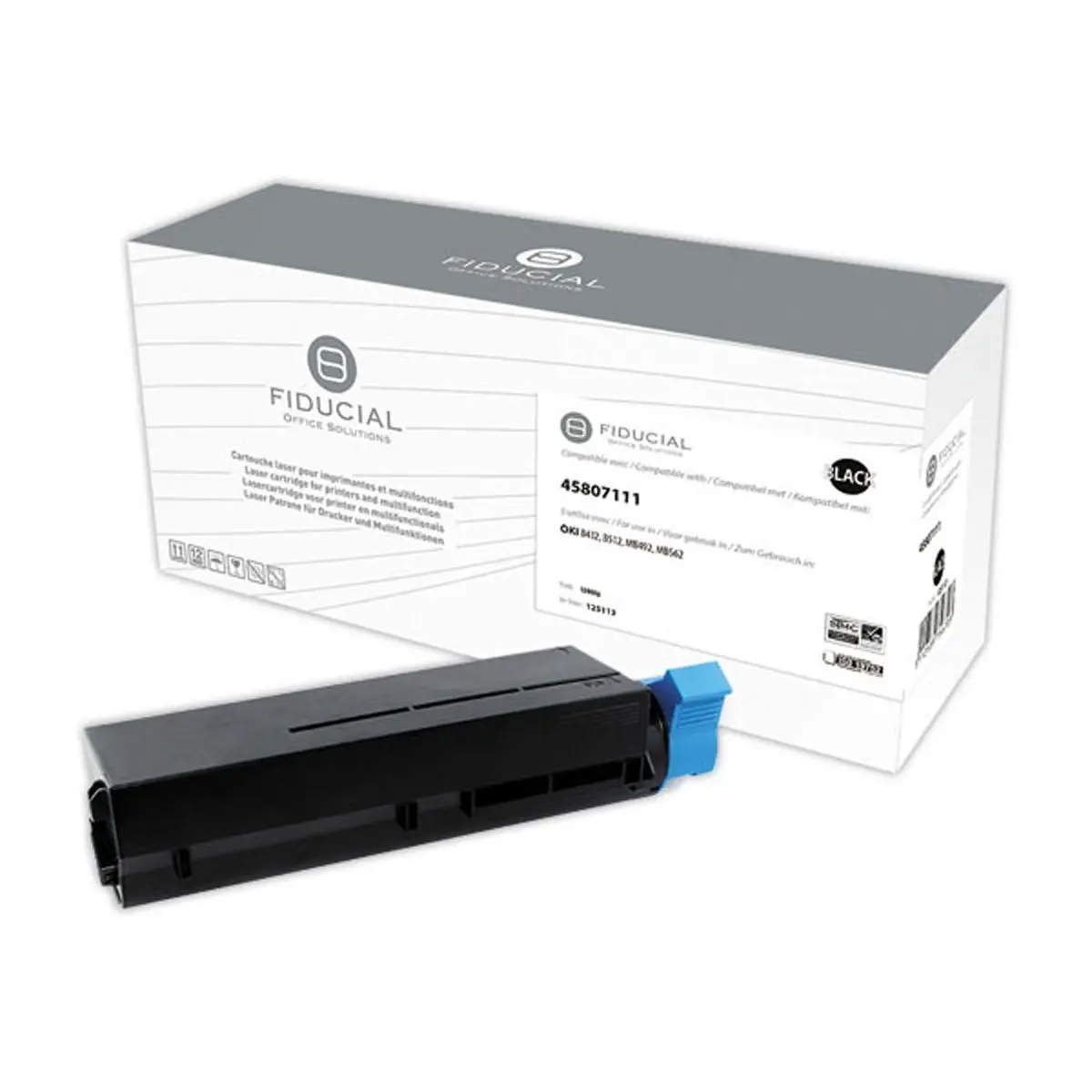 Toner remanufacturé éq. OKI B432 - Haute capacité - Noir photo du produit