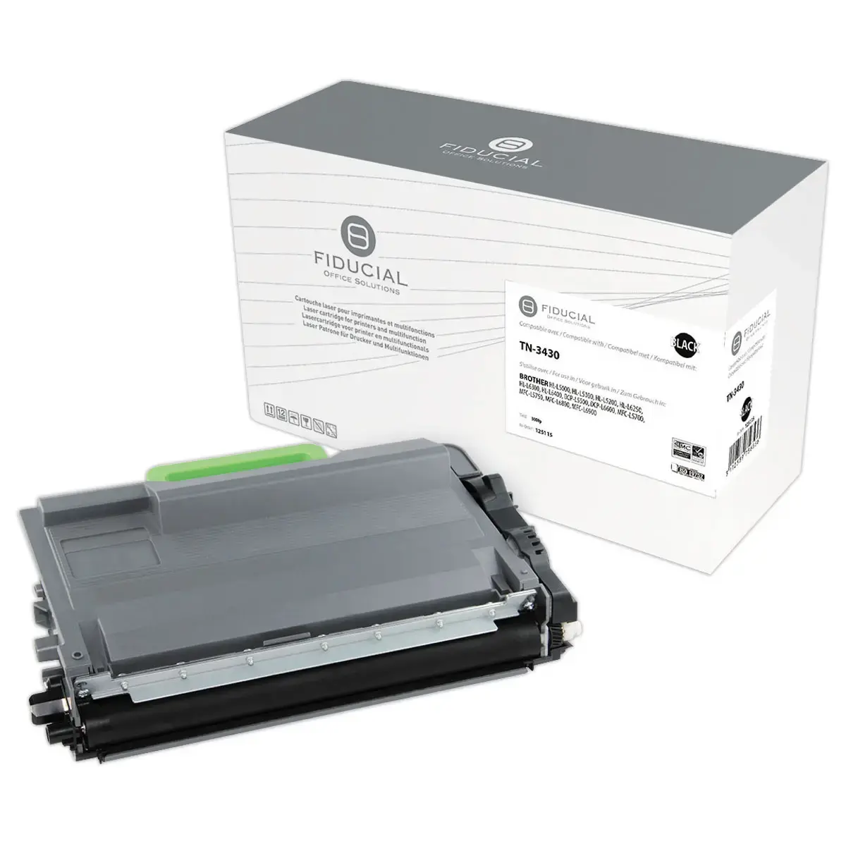 Toner remanufactur&eacute; &eacute;q. Brother TN-3430 - Noir photo du produit