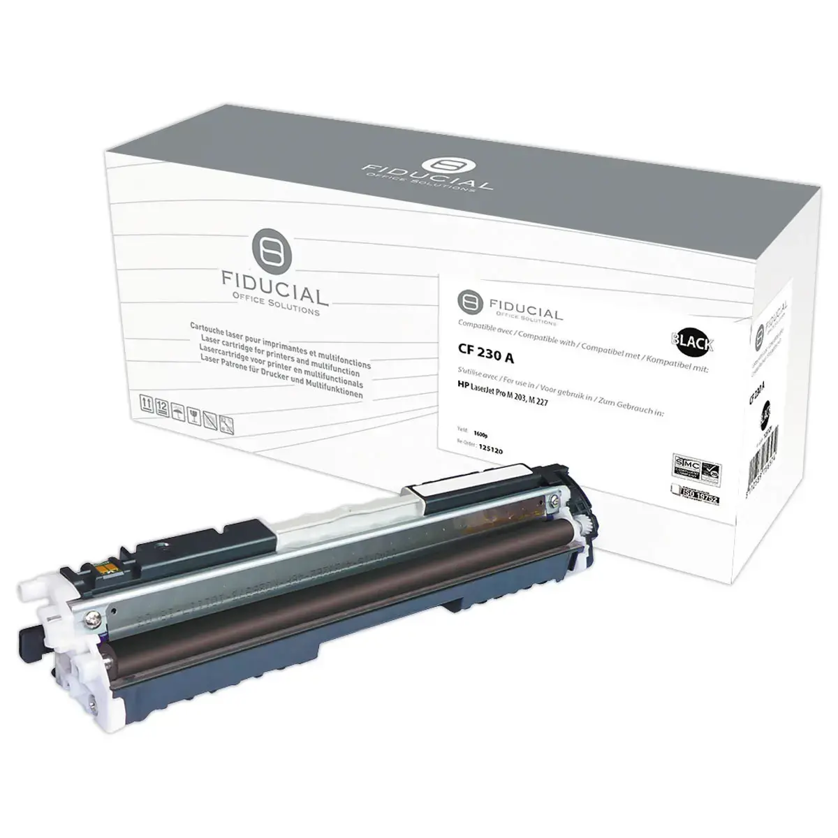 Toner remanufacturé éq. HP CF 230 A - Noir photo du produit