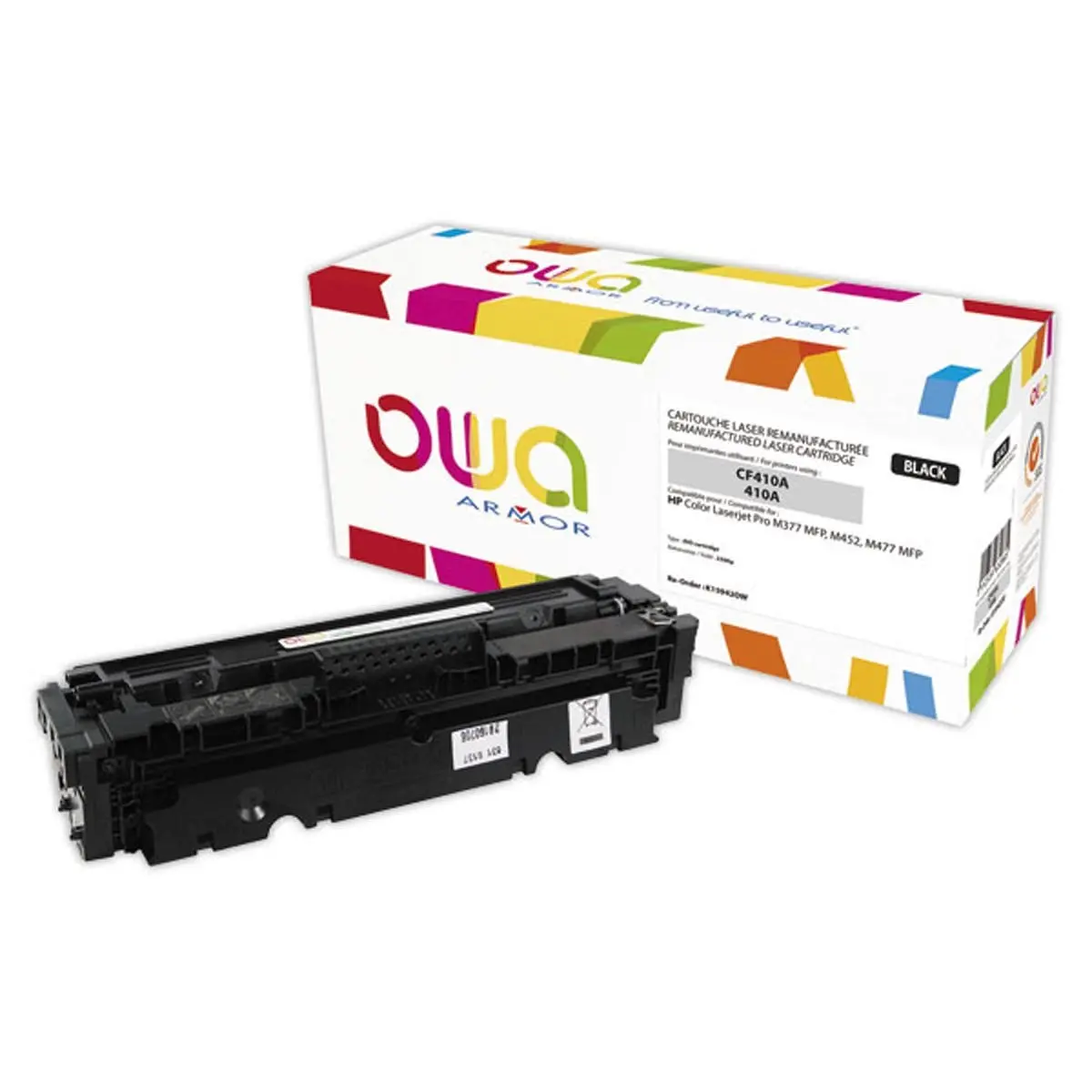 Toner &eacute;q. HP CF410A - Noir - OWA photo du produit
