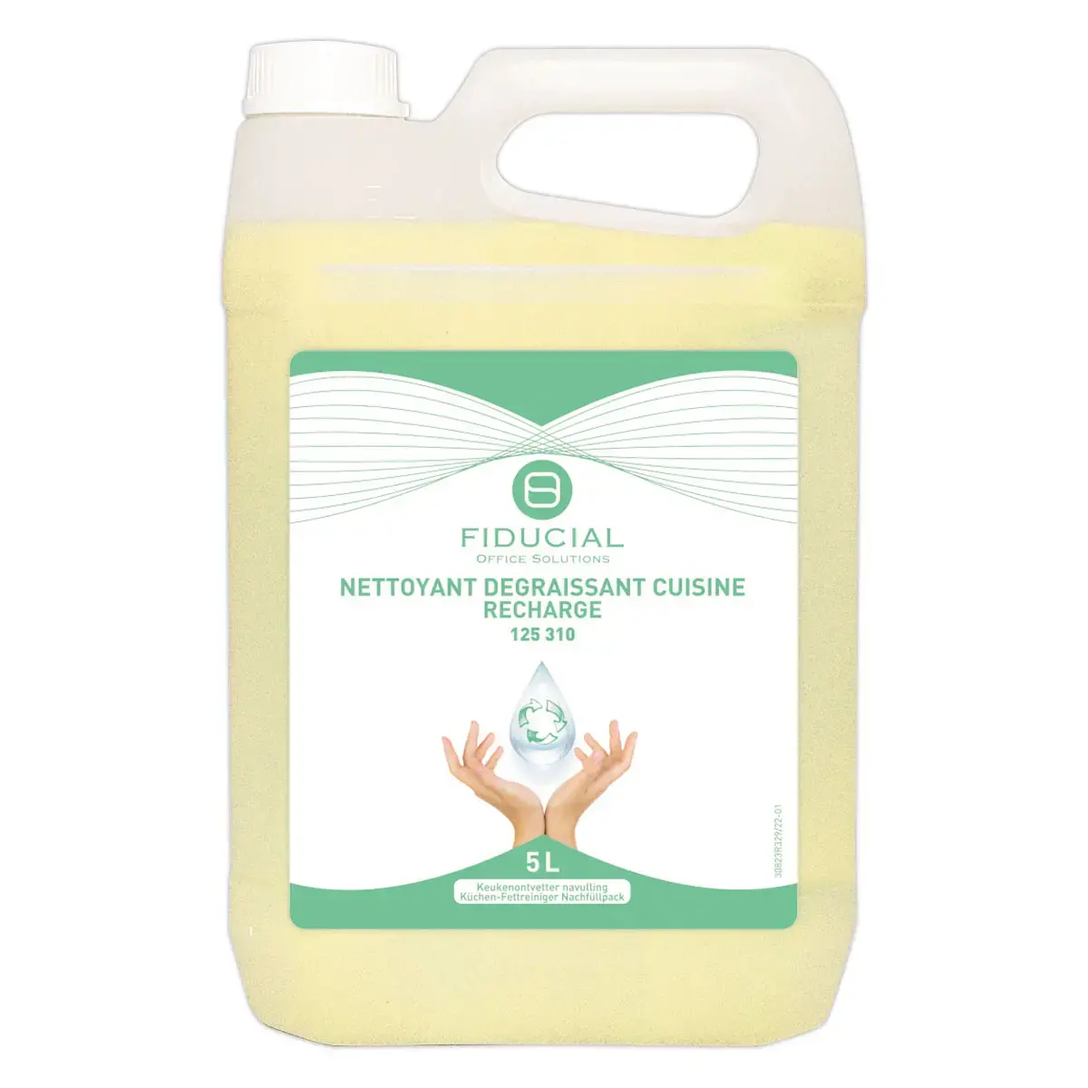 Recharge nettoyant dégraissant cuisine – 5L – Fiducial photo du produit