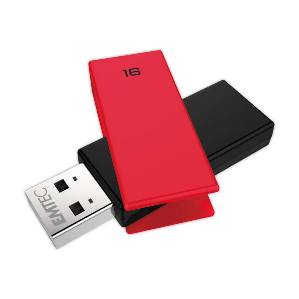 Cl&eacute; USB ECO C350 - 16Go-  2.0 - rouge photo du produit