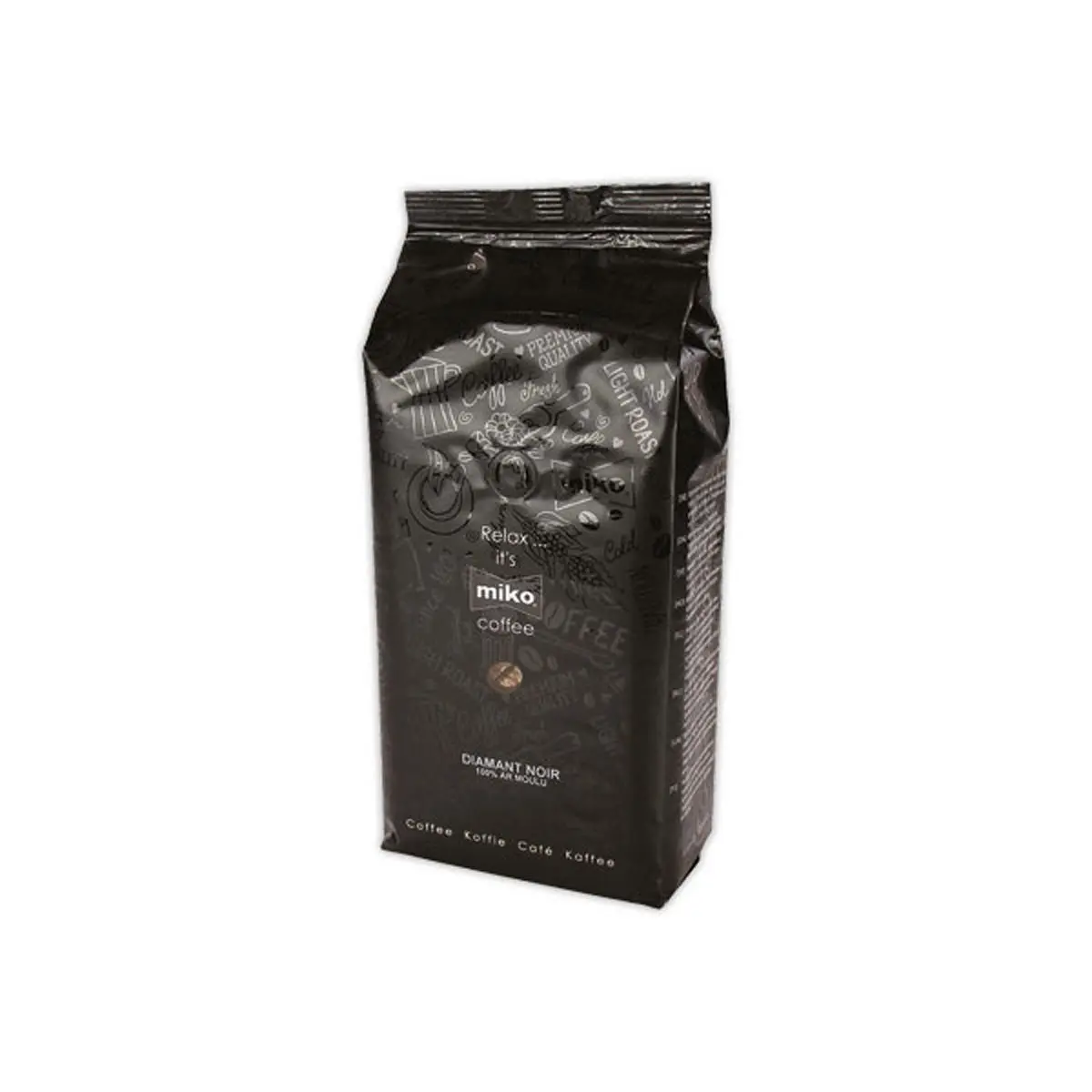 Caf&eacute; moulu Diamant Noir - 1 kg - MIKO photo du produit