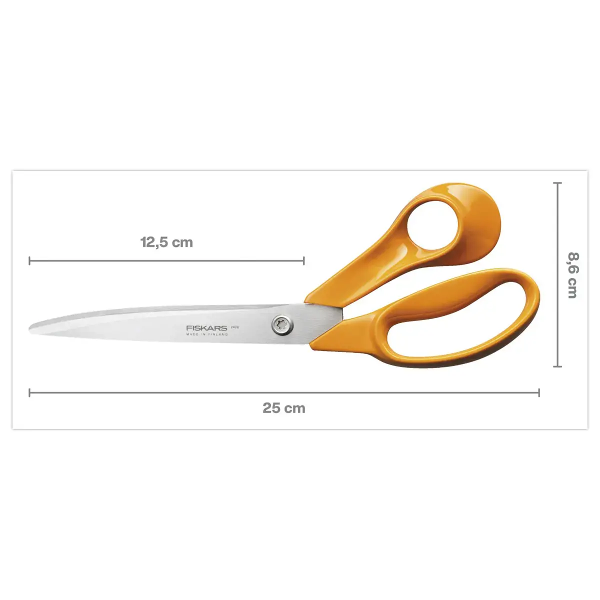 Paire de ciseaux FISKARS Classic professionnels- 25 cm, droitiers photo du produit