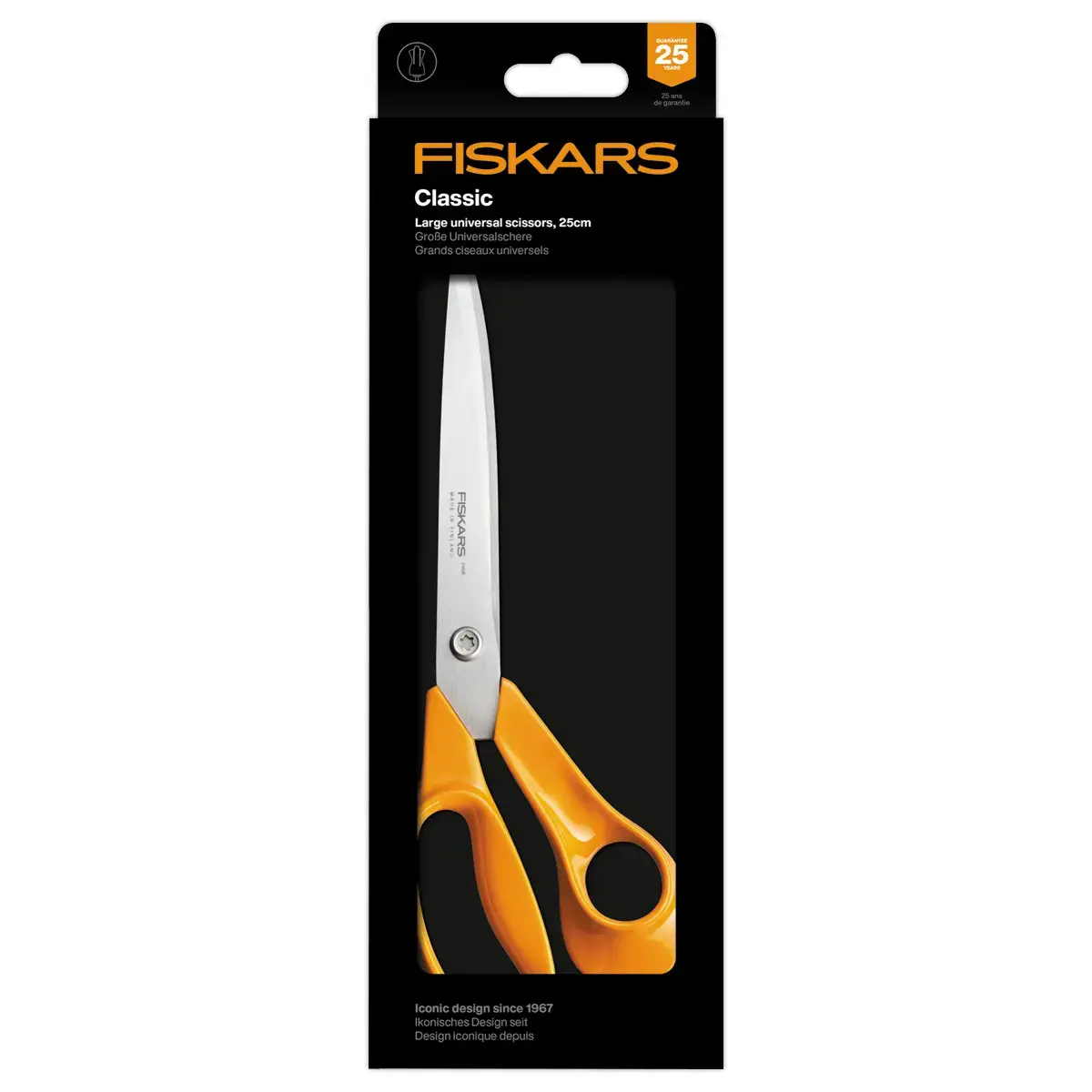 Paire de ciseaux FISKARS Classic professionnels- 25 cm, droitiers photo du produit