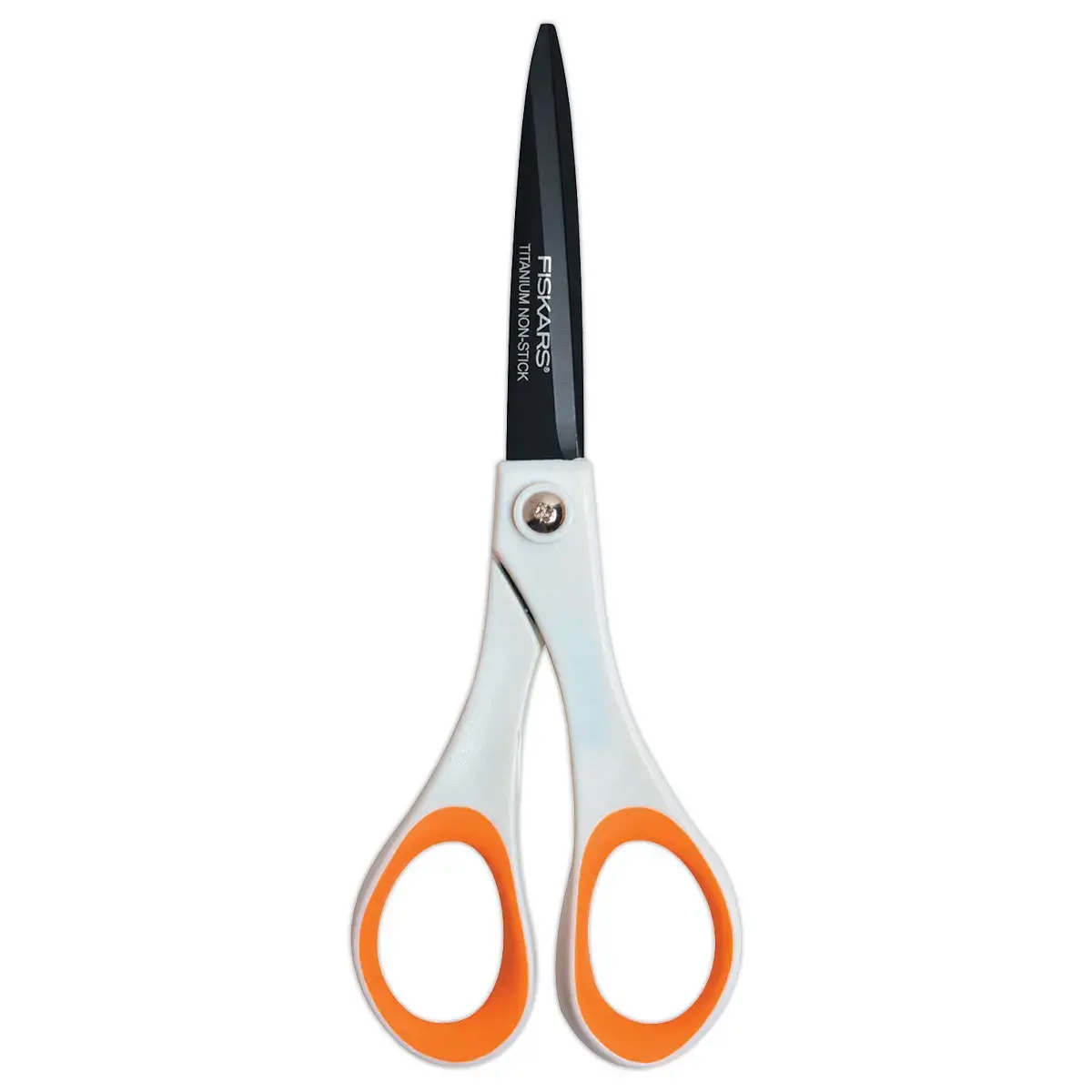 Paire de ciseaux Fiskars Titanium Non Stick - 18 cm, gaucher&droitier photo du produit
