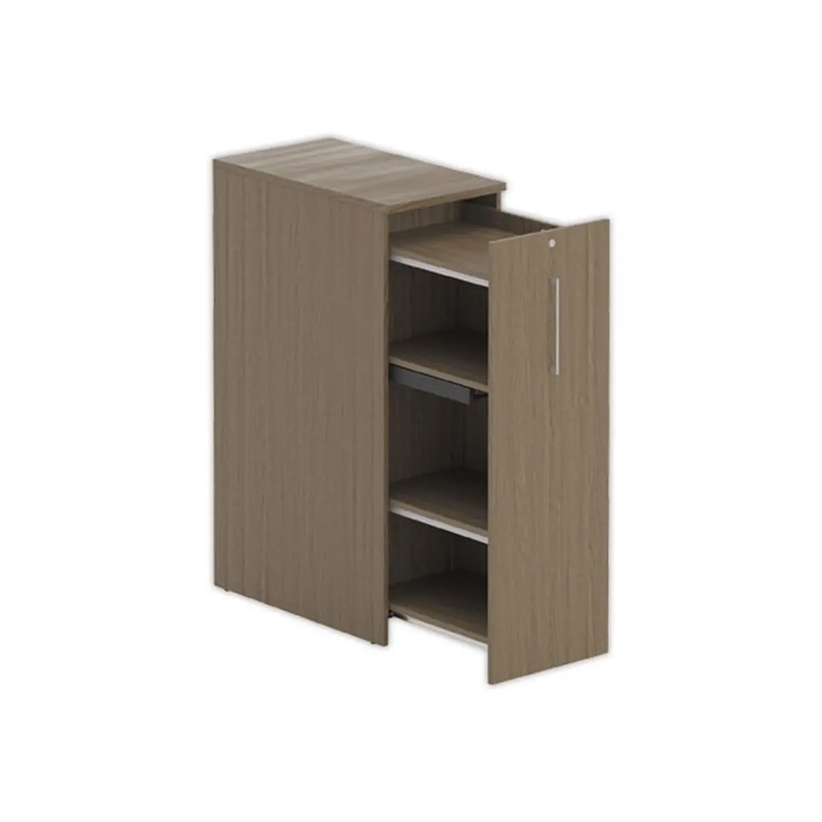 Armoire Orga tower ouverture à droite H1300 noyer photo du produit