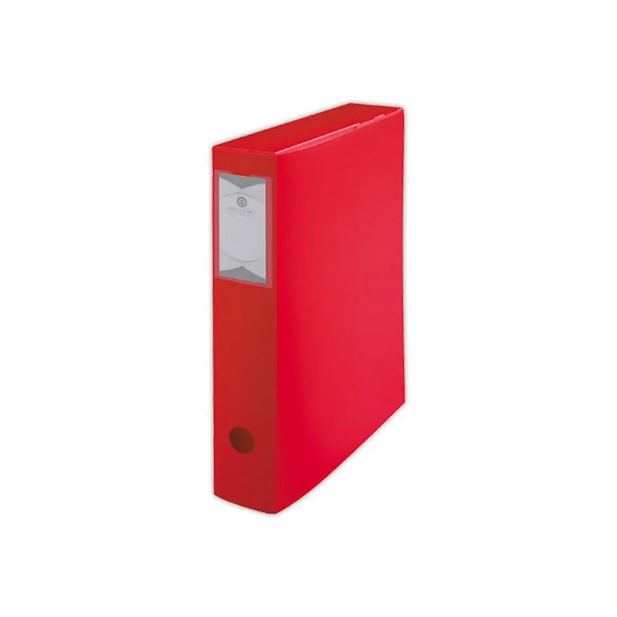 Bo&icirc;te de classement  en polypropyl&egrave;ne opaque - Dos 6 cm - rouge - Fiducial photo du produit