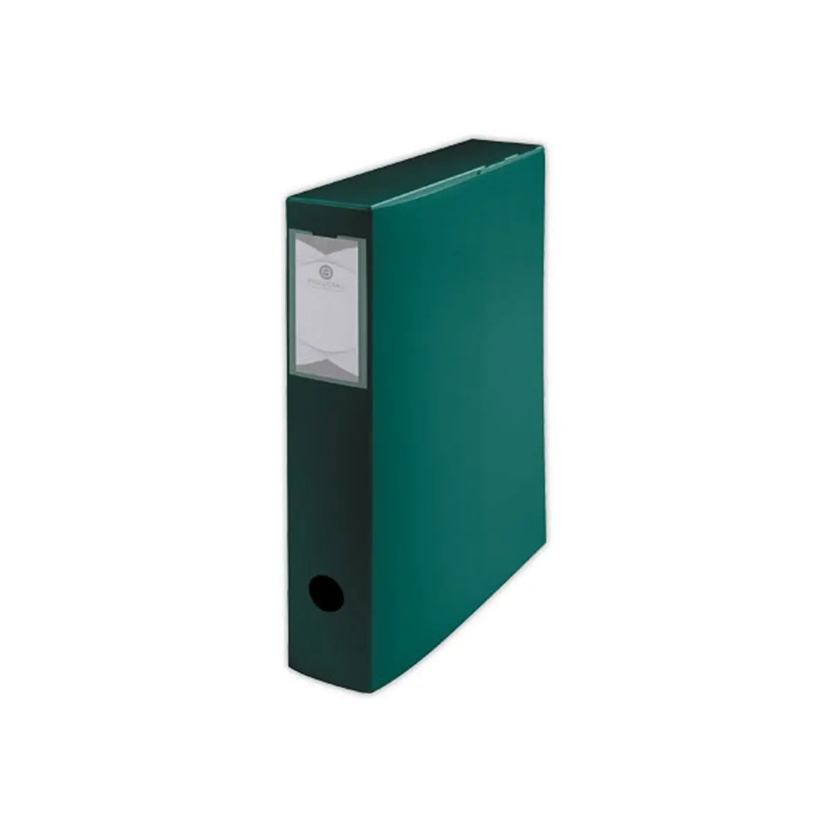 Bo&icirc;te de classement  en polypropyl&egrave;ne opaque - Dos 6 cm - vert - Fiducial photo du produit