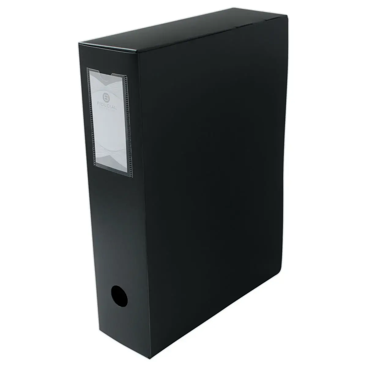 Boîte de classement polypropylène - Dos 8 cm - noir - Fiducial photo du produit