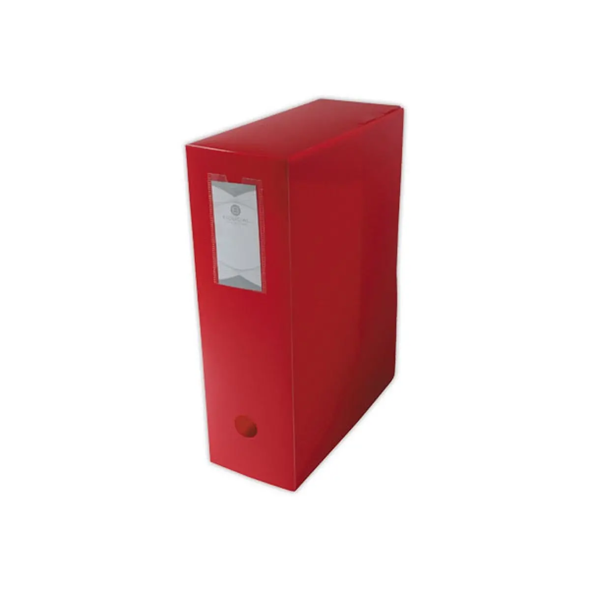 Boîte de classement  en polypropylène opaque- Dos 10 cm - rouge - FIDUCIAL photo du produit