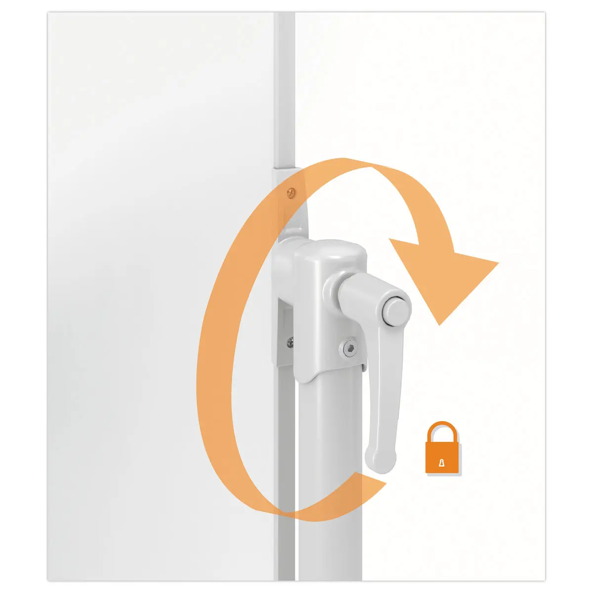 Tableau blanc magnétique mobile pivotant- 150 x 120 cm - Impression Pro - NOBO photo du produit