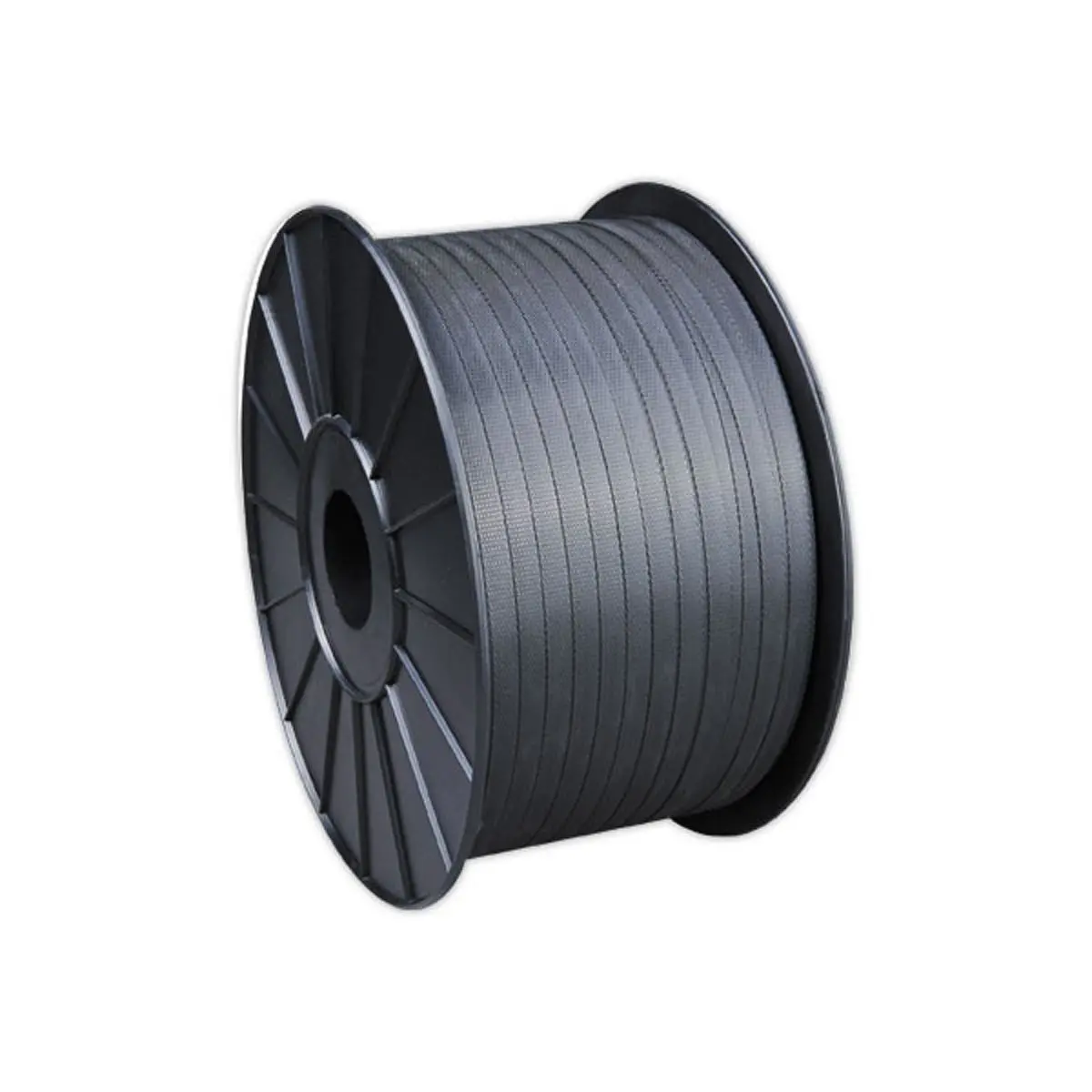 2 Feuillards manuels, grené, noir, polypropylène, 12mm x 1500m photo du produit