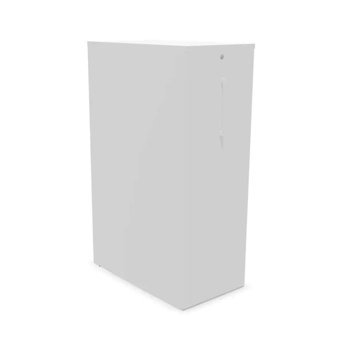 Tour de rangement ouverture &agrave; gauche H1300 blanc photo du produit