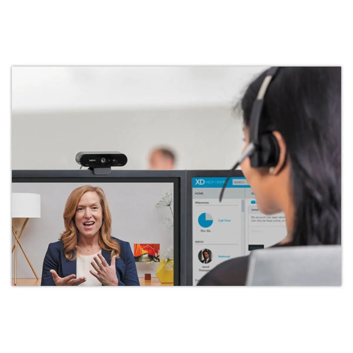 Webcam Logitech BRIO 4K Ultra HD photo du produit