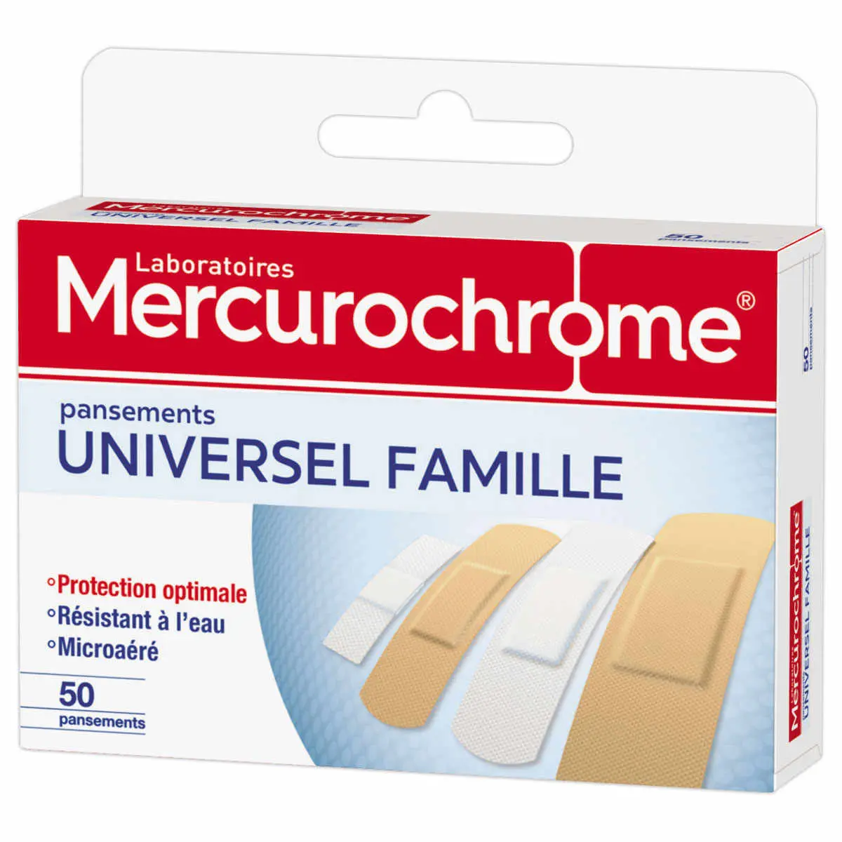 50 Pansements Universel - MERCUROCHROME photo du produit
